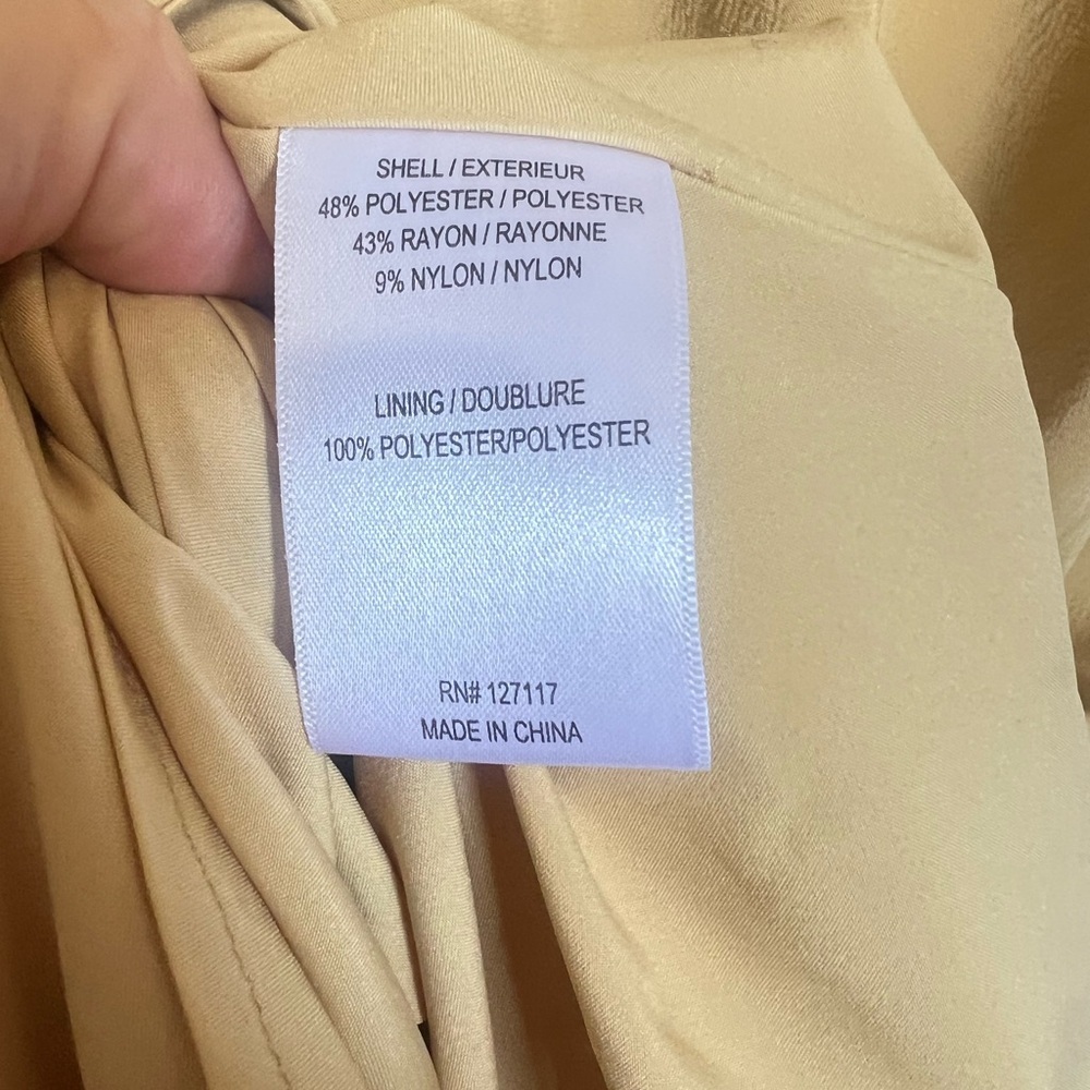 Jewel by Badgley Mischka Harper Boat Neck Draped Gown NWOT - Picture 12 of 14